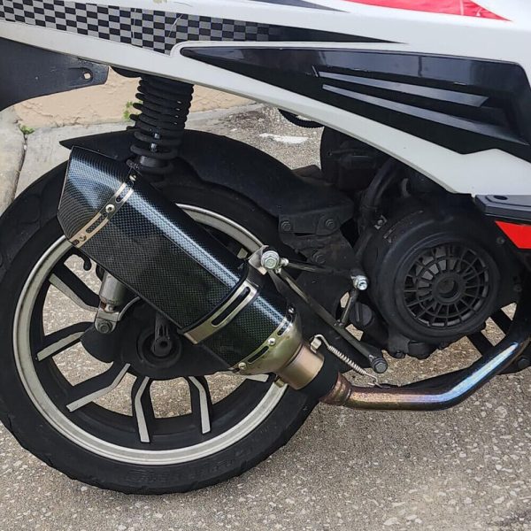 38mm Universal Motorcycle ATV Slip On Exhaust Muffler Silencer Pipe DB Killer - Image 3