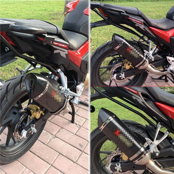 38mm Universal Motorcycle ATV Slip On Exhaust Muffler Silencer Pipe DB Killer - Image 5